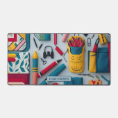 Stilvoll zurück zu den Schulvorräten Mustername We Schreibtischunterlage (Vorderseite)