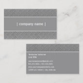 Stilvoll zweiseitig visitenkarte (Vorne/Hinten)