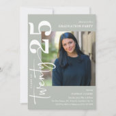 Stilvolle 225 Foto Graduation Party Einladung (Vorderseite)