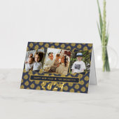 Stilvolle 3 Foto Collage Happy New Year! real (Vorderseite)