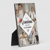 Stilvolle 4 Foto Collage | Nr. 1 Oma Plaque Fotoplatte (Seite)