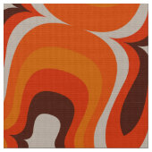 Stilvolle 50er 60er 70er Retro Mod-Muster Gewebe Stoff (Nahaufnahme)