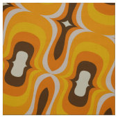 Stilvolle 50er 60er 70er Retro Mod-Muster Gewebe Stoff (Muster)