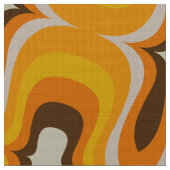 Stilvolle 50er 60er 70er Retro Mod-Muster Gewebe Stoff (Nahaufnahme)