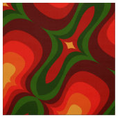 Stilvolle 50er 60er 70er Retro Mod-Muster Gewebe Stoff (Muster)