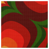 Stilvolle 50er 60er 70er Retro Mod-Muster Gewebe Stoff (Nahaufnahme)