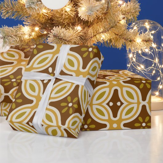 Stilvolle 60er 70er Vintage Geschenke Geschenkpapier (Feiertage)