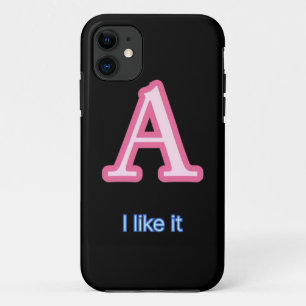 Stilvolle "A" Monogram Phone Cover - elegant und p