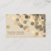 Stilvolle Abdeckung des abstrakten Musters der Visitenkarte (Vorderseite)