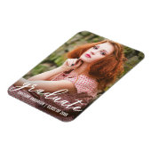 Stilvolle Abschluss Foto Ankündigung Magnet (Linke Seite)