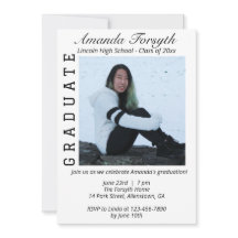 Stilvolle Abschluss Foto Grad Party