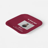 Stilvolle Abschlussfeier Papier Teller, Benutzerde Pappteller (Gewinkelt)
