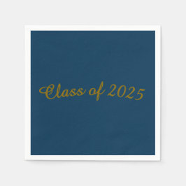 Stilvolle Abschlussklasse 202X Serviette