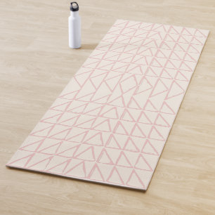 Stilvolle Abstrakte Geometrische Linien Kunst in R Yogamatte