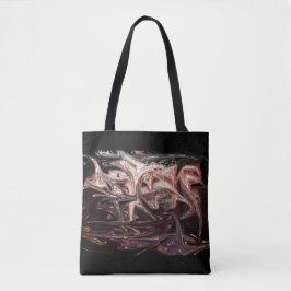 Stilvolle Abstrakte Graffiti Tote Bag Tasche