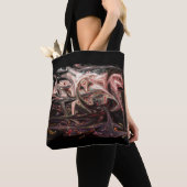 Stilvolle Abstrakte Graffiti Tote Bag Tasche (Von Nahem)