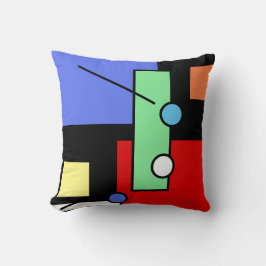 Stilvolle Abstrakte Kunstgeometrie Shape Cushion Kissen