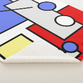Stilvolle Abstrakte Kunstgeometrien Sherpadecke (3/4)