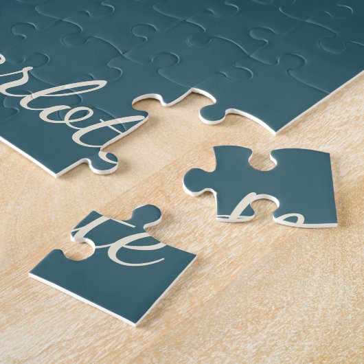 Stilvolle Abstrakte Marmorkunst im Aquamarinen Per Puzzle (Seite)