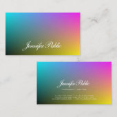 Stilvolle Abstrakte Schlicht Moderne Berufliche Tr Visitenkarte (Vorne/Hinten)