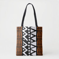 Stilvolle afrikanische Bogolan Tote Bag