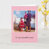 Stilvolle Afroamerikanerkarte Karte (Gelbe Blume)