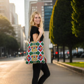 Stilvolle afrozentrische Lässig-bunt-ethnische Mod Tragetaschen Mit Langen Trägern