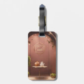 "Stilvolle Akrylic-Gepäckanhänger: Elegant reisen Gepäckanhänger (Rückseite vertikal)