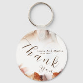 Stilvolle Alkohol Orange Tinte Danke für Ihre Hoch Schlüsselanhänger (Vorderseite)