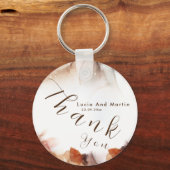 Stilvolle Alkohol Orange Tinte Danke für Ihre Hoch Schlüsselanhänger (Vorderseite)
