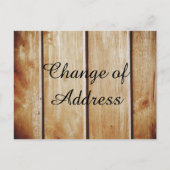 Stilvolle Änderung der Adresse Announcement Post a Ankündigungspostkarte (Vorderseite)