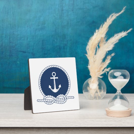 Stilvolle Anker und Seile Fotoplatte (InSitu)