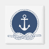 Stilvolle Anker und Seile Magnet (Vorne)