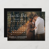 Stilvolle Ankündigung Datum freihalten (Vorne/Hinten)