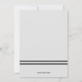 Stilvolle Ankündigung des Graduate Foto Abschluss (Rückseite)