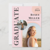 Stilvolle Ankündigung von Arch Foto Abschluss (Vorderseite)