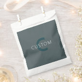 Stilvolle anpassbare Monogramm-Vorlage Geschenktütchen (Ausgeschnitten)