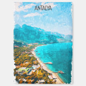Stilvolle Antalya Türkei Aquarellbilder Magnet (Vorderseite)
