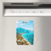 Stilvolle Antalya Türkei Aquarellbilder Magnet (In Situ (Geschirrspüler))