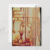 Stilvolle antike Wandpfeifen Postkarte (Vorne/Hinten)