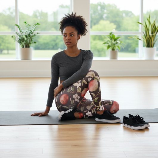 Stilvolle Apple Blossom Leggings