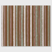 Stilvolle Aqua Blue Lila Beach Hut Stripe Muster Geschenkpapier (Flach)