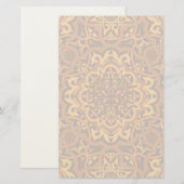 Stilvolle arabische Ornamente Briefpapier (Vorne/Hinten)