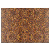 Stilvolle arabische Ornamente Schneidebrett (Vorderseite)