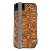 Stilvolle arabische Verzierung Incipio iPhone Geldbeutel-Hülle (Folio Rückseite)