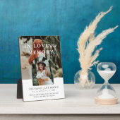 Stilvolle Arch Foto Collage in Love Memory Fotoplatte (Seite)