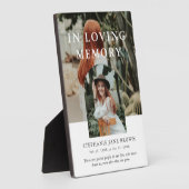 Stilvolle Arch Foto Collage in Love Memory Fotoplatte (Seite)