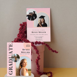 Stilvolle Arch Foto Graduation Party Einladung