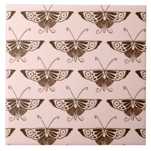 Stilvolle Art Deco Schmetterling - Schokolade und  Fliese