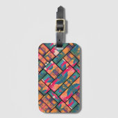 Stilvolle Art Paint Gepäckanhänger (Vorderseite Vertikal)